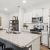 kitchen with island and seating